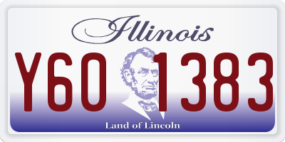 IL license plate Y601383