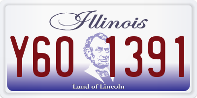 IL license plate Y601391