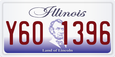 IL license plate Y601396