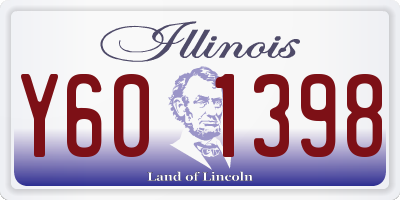 IL license plate Y601398