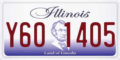 IL license plate Y601405