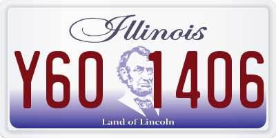 IL license plate Y601406