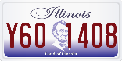 IL license plate Y601408