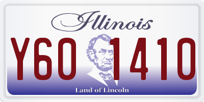 IL license plate Y601410