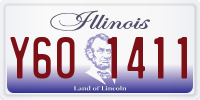 IL license plate Y601411