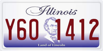 IL license plate Y601412