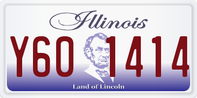 IL license plate Y601414
