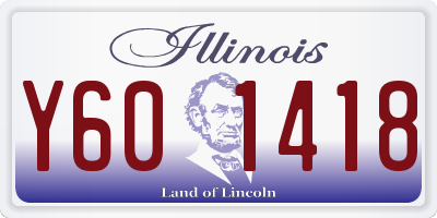 IL license plate Y601418