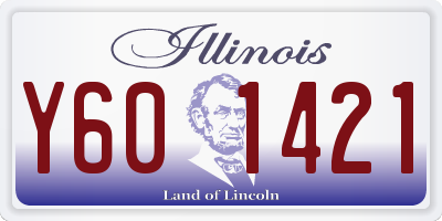 IL license plate Y601421