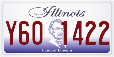IL license plate Y601422
