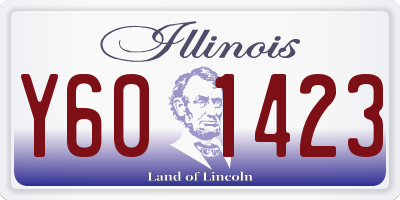 IL license plate Y601423