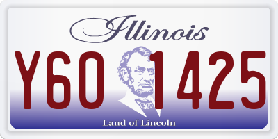 IL license plate Y601425