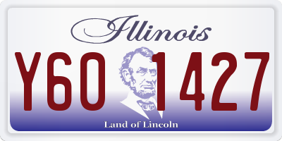 IL license plate Y601427