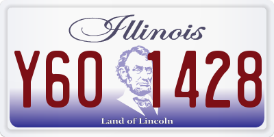 IL license plate Y601428