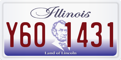 IL license plate Y601431