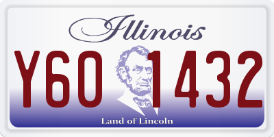 IL license plate Y601432