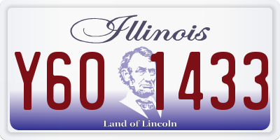IL license plate Y601433