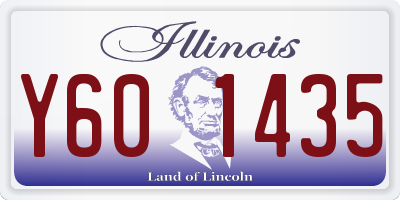 IL license plate Y601435