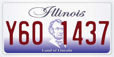 IL license plate Y601437