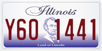 IL license plate Y601441