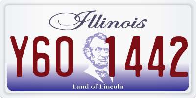 IL license plate Y601442