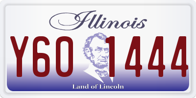 IL license plate Y601444