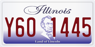 IL license plate Y601445