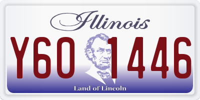 IL license plate Y601446
