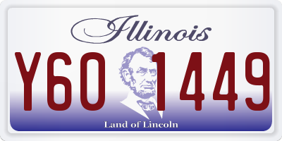 IL license plate Y601449