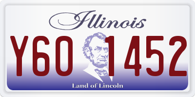 IL license plate Y601452