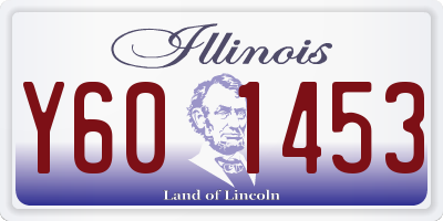 IL license plate Y601453
