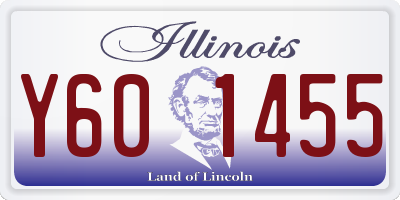 IL license plate Y601455