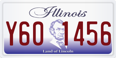 IL license plate Y601456