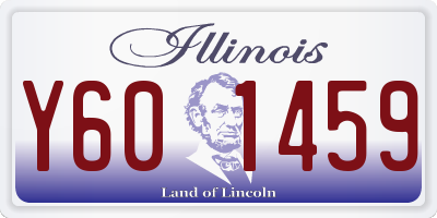 IL license plate Y601459