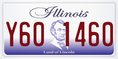 IL license plate Y601460