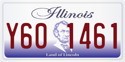 IL license plate Y601461