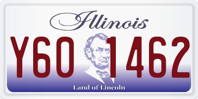 IL license plate Y601462
