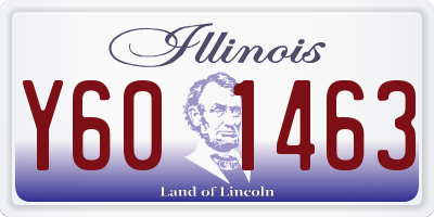 IL license plate Y601463