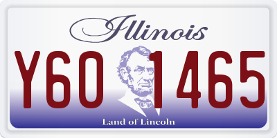 IL license plate Y601465