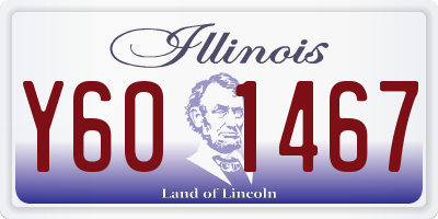IL license plate Y601467