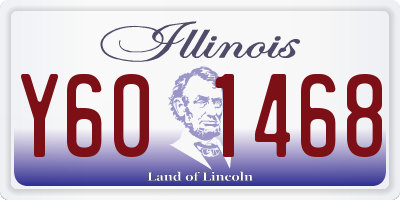 IL license plate Y601468