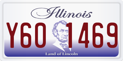 IL license plate Y601469