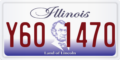 IL license plate Y601470
