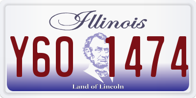IL license plate Y601474