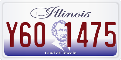IL license plate Y601475