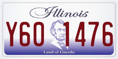 IL license plate Y601476