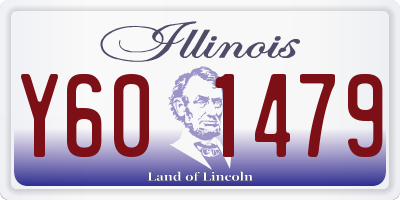 IL license plate Y601479