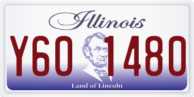 IL license plate Y601480