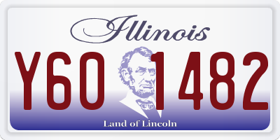 IL license plate Y601482