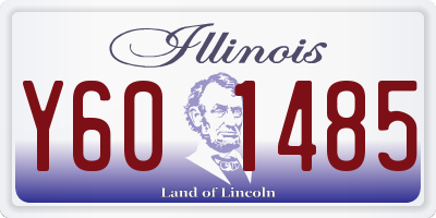 IL license plate Y601485